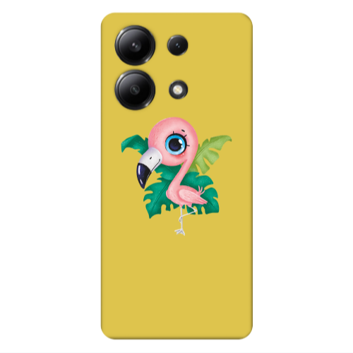Xiaomi Redmi Note 13 4G Swan Yellow Colored Silicone TPU Θήκη