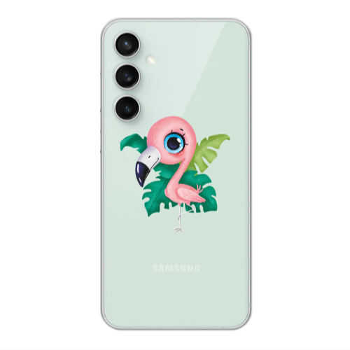 Samsung S24 Plus Swan Transparent Silicone TPU Θήκη