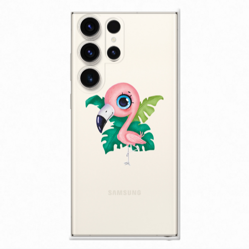 Samsung S24 Ultra Swan Transparent Silicone TPU Θήκη