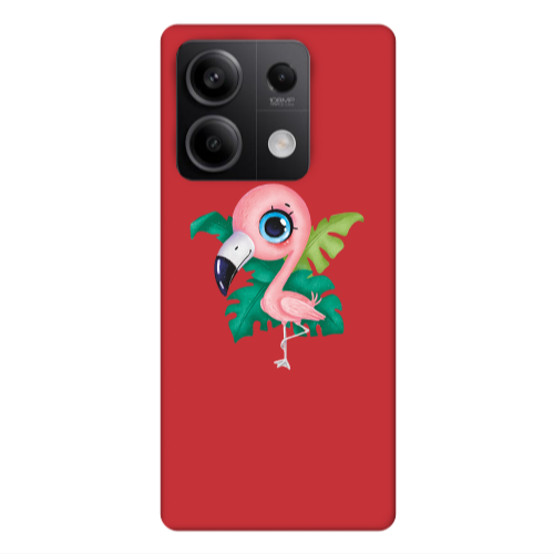 Xiaomi Redmi Note 13Pro 5G Swan Red Colored Silicone TPU Θήκη