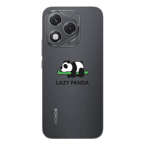 Honor 400 Lite Lazy panda Transparent Silicone TPU Θήκη