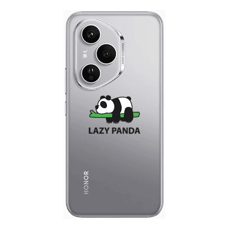 Honor Magic 400 Pro Lazy panda Transparent Silicone TPU Θήκη
