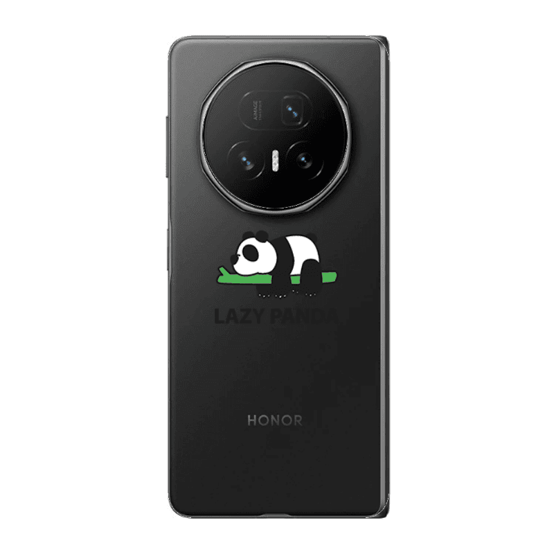 Honor Magic V5 Lazy panda Transparent Silicone TPU Θήκη