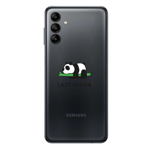 Samsung A04S Lazy panda Transparent Silicone TPU Θήκη