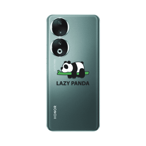 Honor 90 5G Lazy panda Transparent Silicone TPU Θήκη