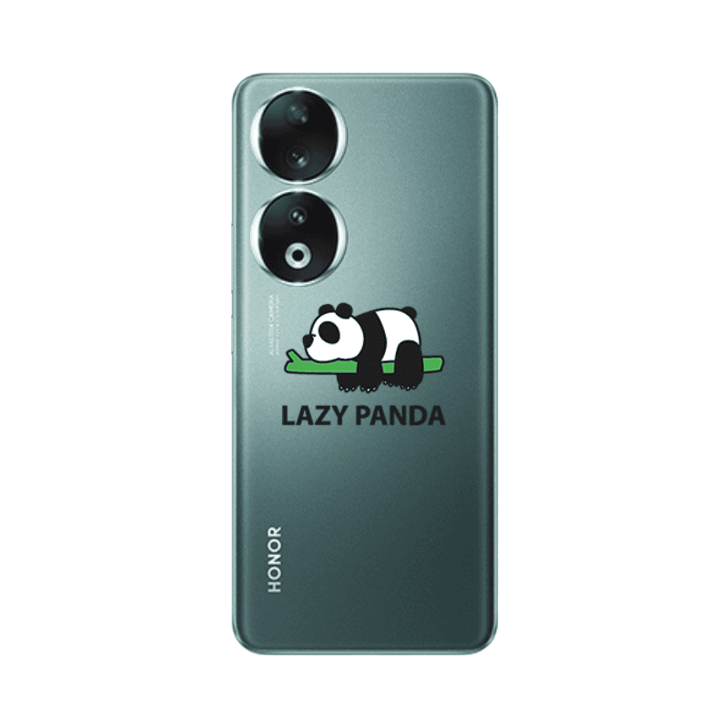 Honor 90 5G Lazy panda Transparent Silicone TPU Θήκη