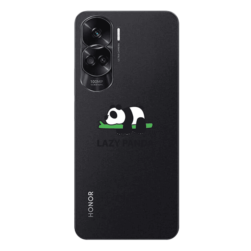 Honor 90 Lite 5G Lazy panda Transparent Silicone TPU Θήκη