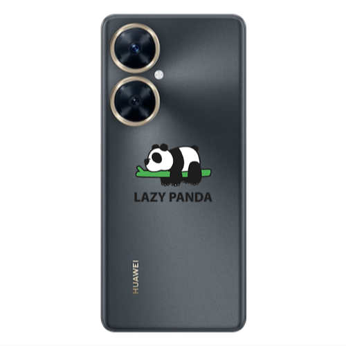 Huawei Nova 11i Lazy panda Transparent Silicone TPU Θήκη