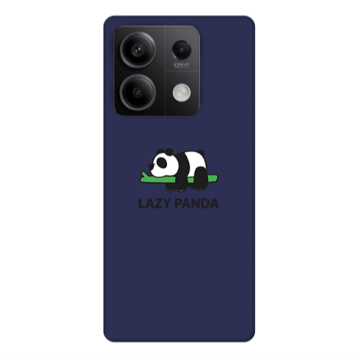 Xiaomi Redmi Note 13Pro 5G Lazy panda Dark blue Colored Silicone TPU Θήκη