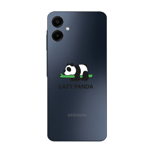Samsung A06 Lazy panda Transparent Silicone TPU Θήκη
