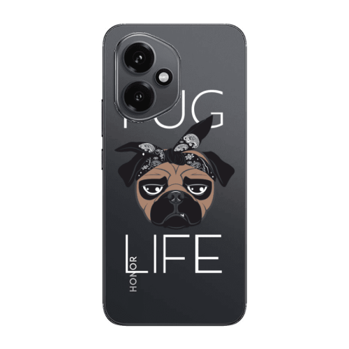 Honor Magic 400 Pug Life Transparent Silicone TPU Θήκη