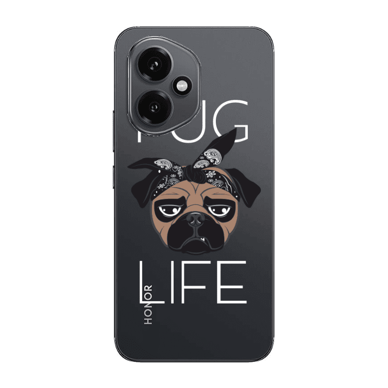 Honor Magic 400 Pug Life Transparent Silicone TPU Θήκη
