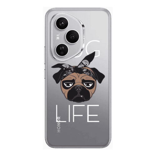 Honor Magic 400 Pro Pug Life Transparent Silicone TPU Θήκη