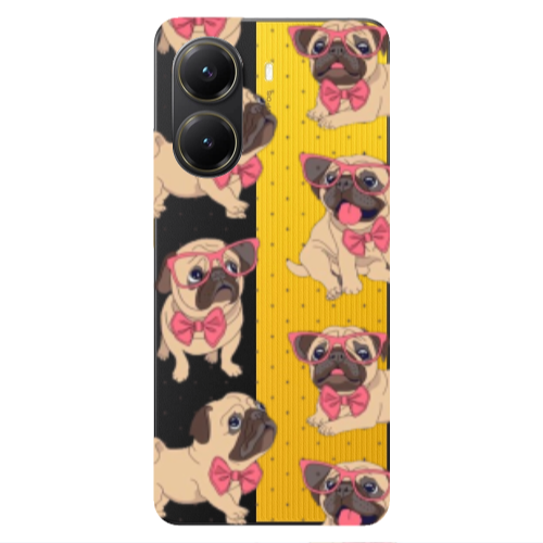 Xiaomi Poco X7 Pro Dog Spectacled Transparent Silicone TPU Θήκη