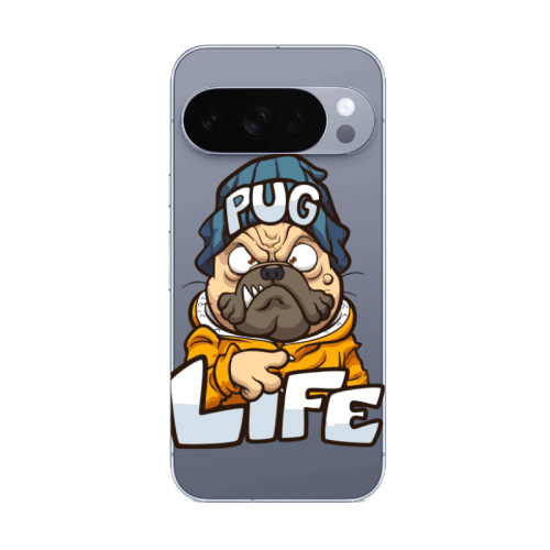 Google Pixel 10 Pro XL Pug Life 2 Transparent Silicone TPU Θήκη