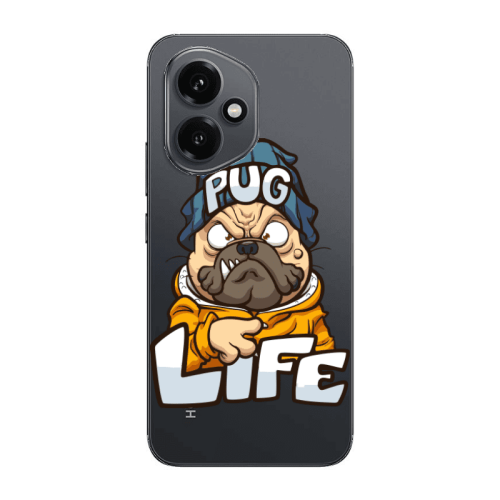 Honor Magic 400 Pug Life 2 Transparent Silicone TPU Θήκη