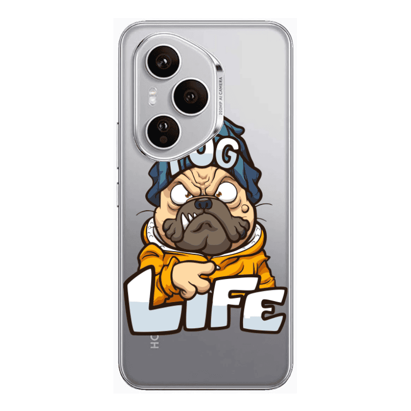 Honor Magic 400 Pro Pug Life 2 Transparent Silicone TPU Θήκη