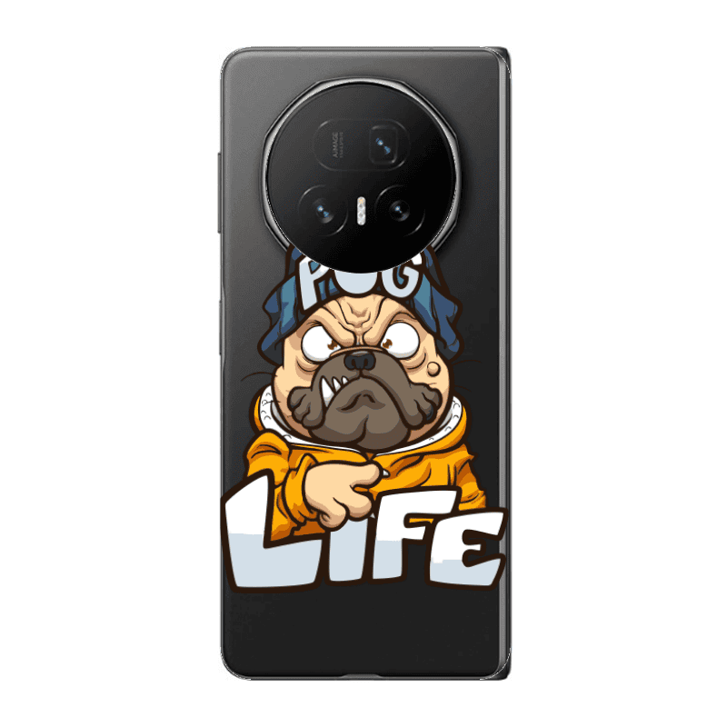 Honor Magic V5 Pug Life 2 Transparent Silicone TPU Θήκη