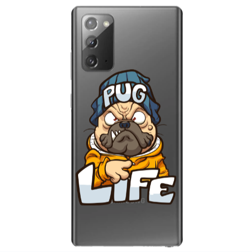 Samsung Note 20 Pug Life 2 Transparent Silicone TPU Θήκη