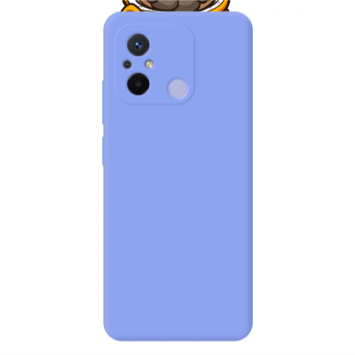 Xiaomi Redmi 12C Pug Life 2 Light Purple Colored Silicone TPU Θήκη