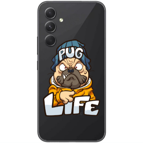 Samsung  Galaxy A05s Pug Life 2 Transparent Silicone TPU Θήκη