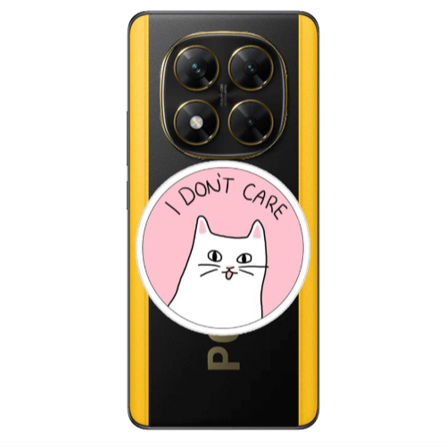 Xiaomi Poco X7 I dont Care Transparent Silicone TPU Θήκη