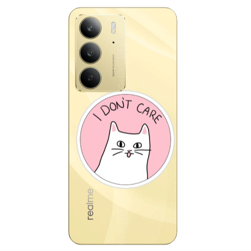 Realme C 75 I dont Care Transparent Silicone TPU Θήκη