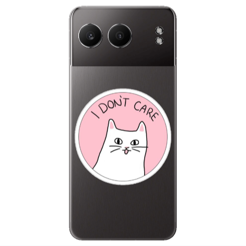 Oneplus Nord 4 I dont Care Transparent Silicone TPU Θήκη