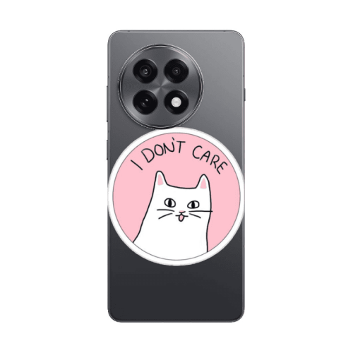Oneplus 13 5G I dont Care Transparent Silicone TPU Θήκη