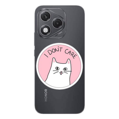 Honor 400 Lite I dont Care Transparent Silicone TPU Θήκη