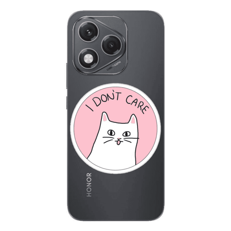 Honor 400 Lite I dont Care Transparent Silicone TPU Θήκη