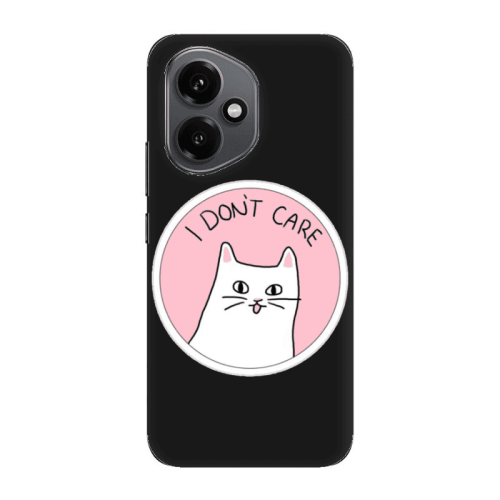 Honor Magic 400 I dont Care Black Colored Silicone TPU Θήκη