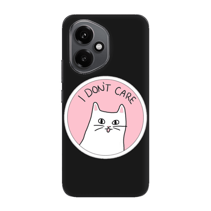 Honor Magic 400 I dont Care Black Colored Silicone TPU Θήκη