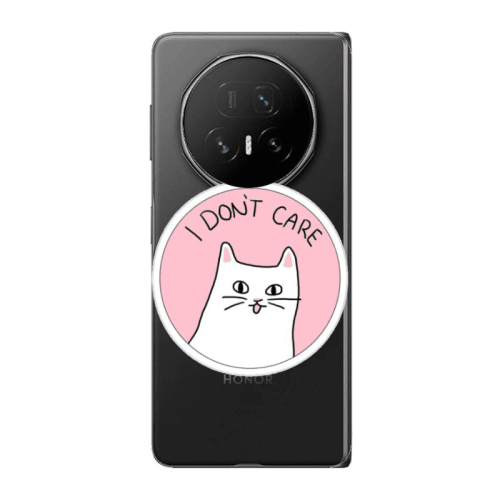 Honor Magic V5 I dont Care Transparent Silicone TPU Θήκη