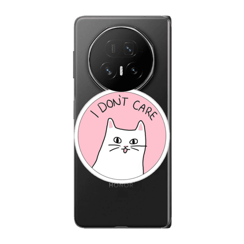 Honor Magic V5 I dont Care Transparent Silicone TPU Θήκη