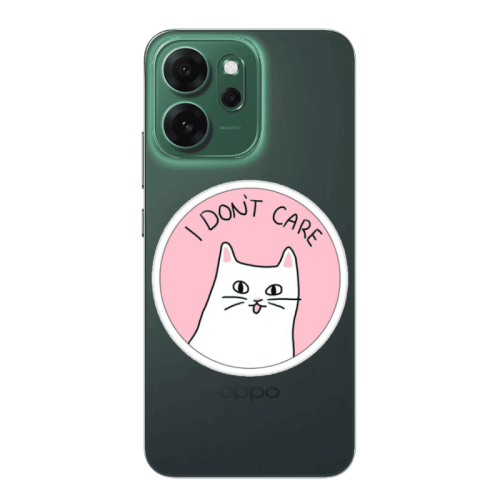 Oppo 14 F I dont Care Transparent Silicone TPU Θήκη