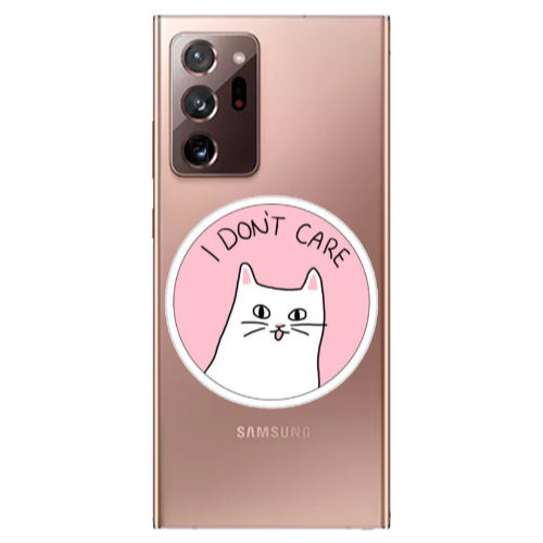 Samsung Note 20 Ultra I dont Care Transparent Silicone TPU Θήκη