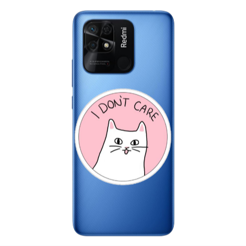 Xiaomi Poco C40 I dont Care Transparent Silicone TPU Θήκη