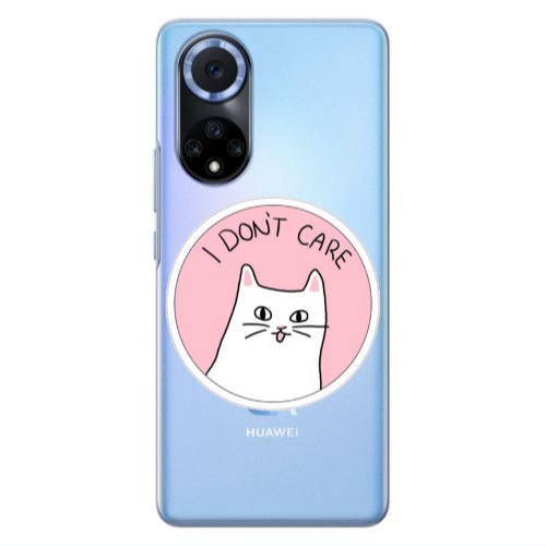Huawei Nova 9 I dont Care Transparent Silicone TPU Θήκη