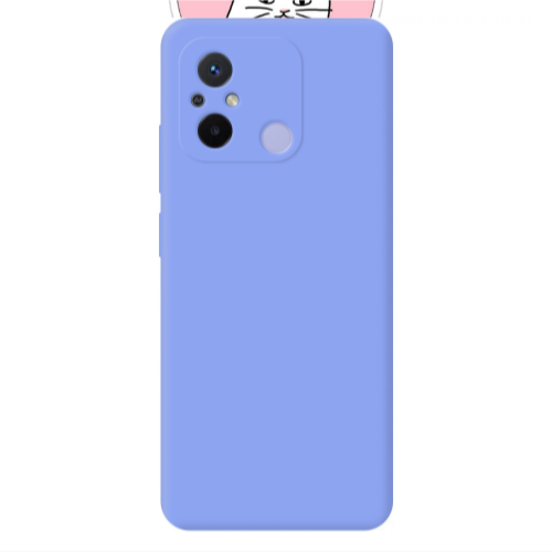 Xiaomi Redmi 12C I dont Care Light Purple Colored Silicone TPU Θήκη