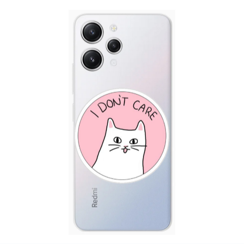 Xiaomi Redmi 12 I dont Care Transparent Silicone TPU Θήκη