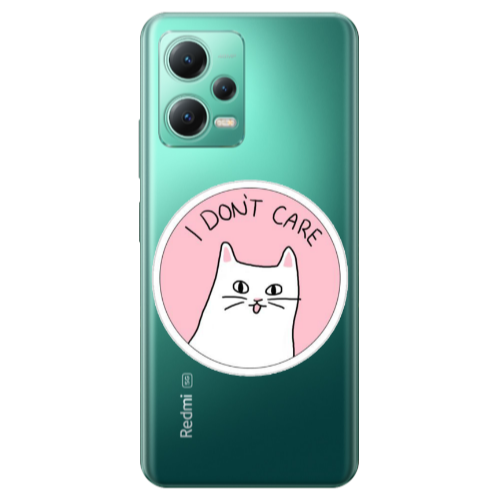 Xiaomi Redmi Note 12 Pro Plus 5G I dont Care Transparent Silicone TPU Θήκη