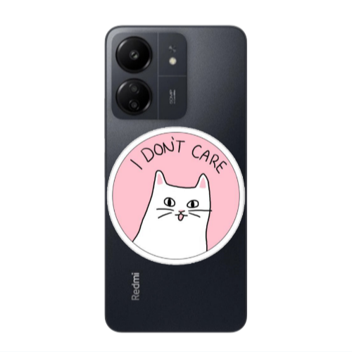 Xiaomi Redmi 13C I dont Care Transparent Silicone TPU Θήκη