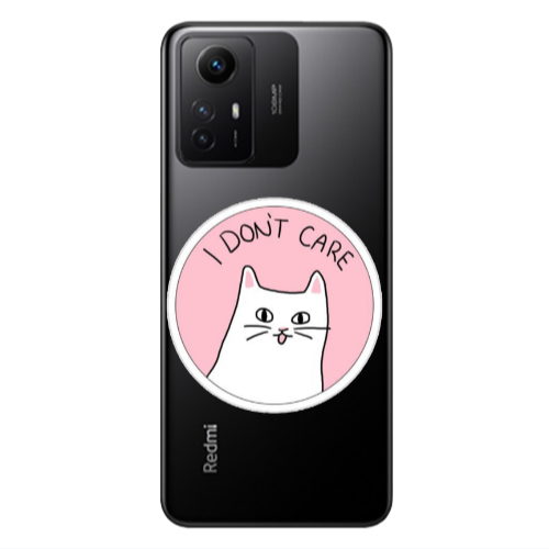 Xiaomi Redmi Note 12s I dont Care Transparent Silicone TPU Θήκη