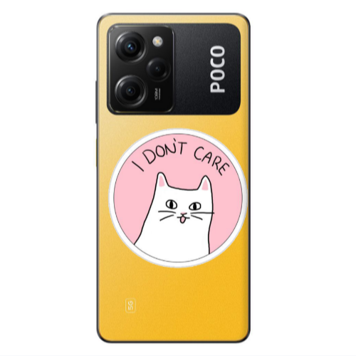 Xiaomi Poco X5 Pro I dont Care Transparent Silicone TPU Θήκη