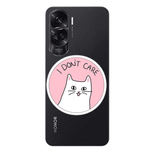 Honor 90 Lite 5G I dont Care Transparent Silicone TPU Θήκη