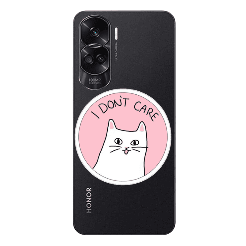 Honor 90 Lite 5G I dont Care Transparent Silicone TPU Θήκη