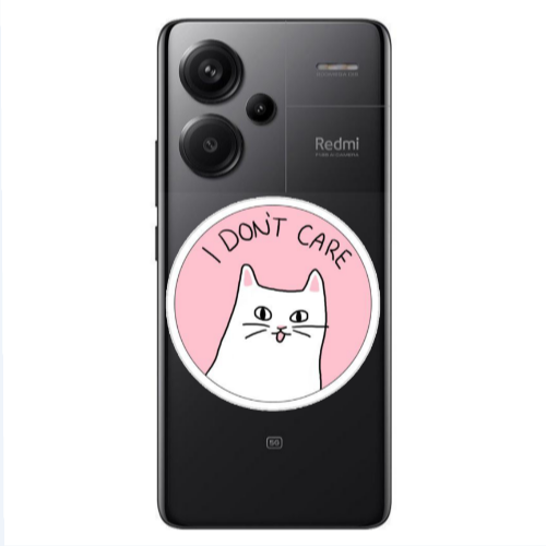 Xiaomi Redmi Note 13 Pro+ 5G  I dont Care Transparent Silicone TPU Θήκη