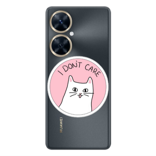Huawei Nova 11i I dont Care Transparent Silicone TPU Θήκη