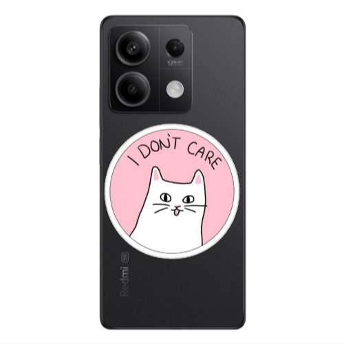 Xiaomi Redmi Note 13Pro 5G I dont Care Transparent Silicone TPU Θήκη